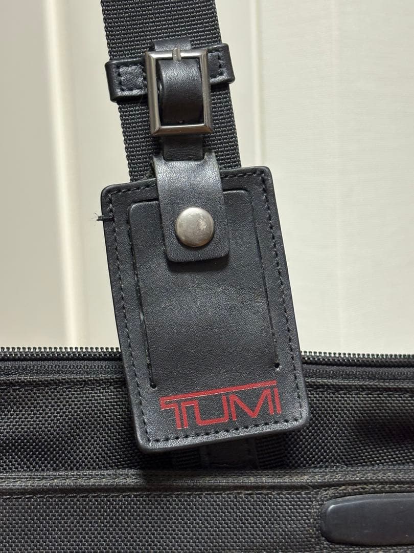TUMI トートバッグ トゥミ PC収納 バリスティックナイロン 本革 レザー
