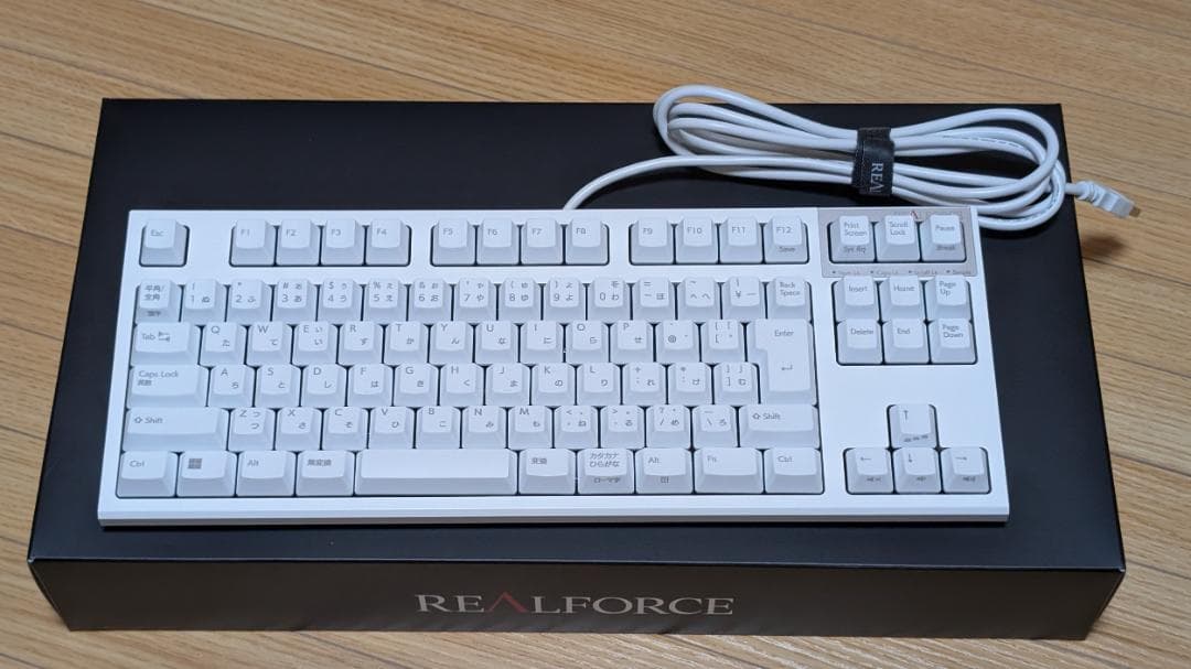 REALFORCE R3SC21 静音テンキーレス 45g ホワイト