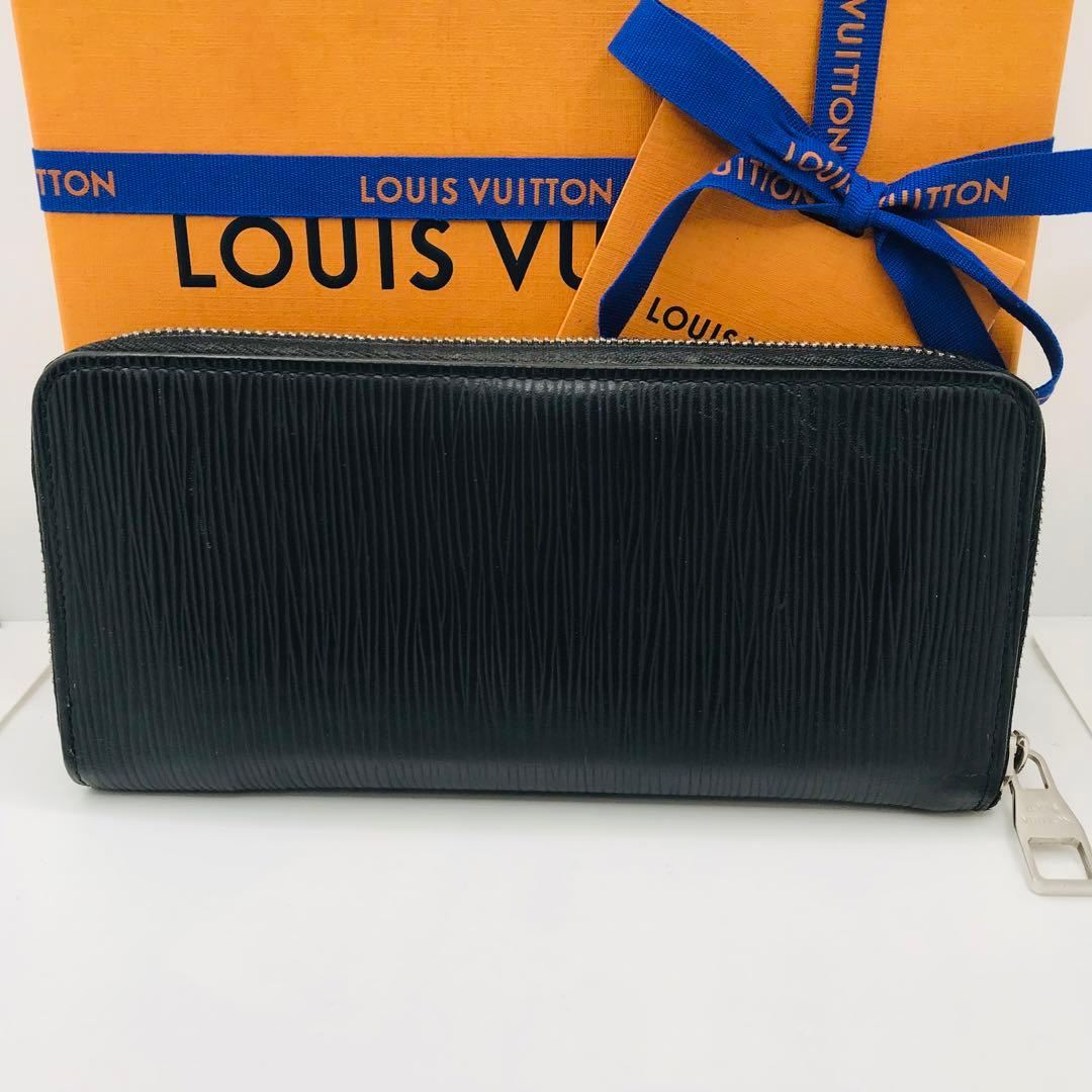 極美品✨ルイヴィトン エピ 黒 ジッピーウォレット ヴェルティカル 長財布