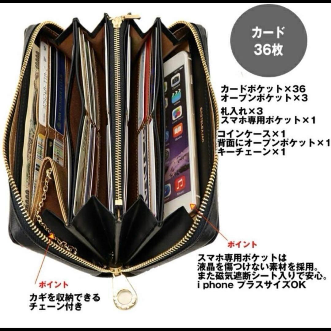 極美品✨CASTELBAJAC シェスト　ラウンドファスナー　長財布　ブラック