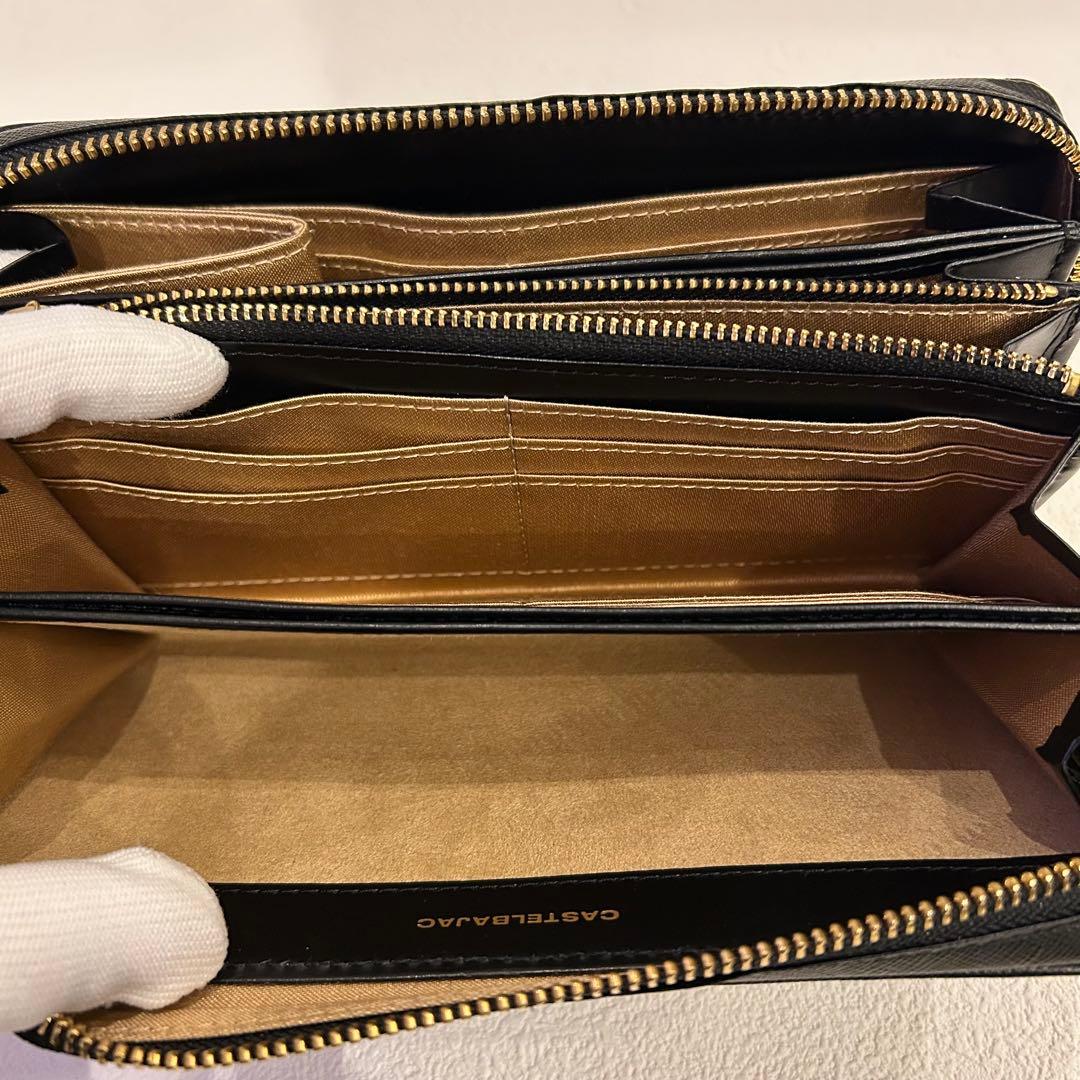 極美品✨CASTELBAJAC シェスト　ラウンドファスナー　長財布　ブラック