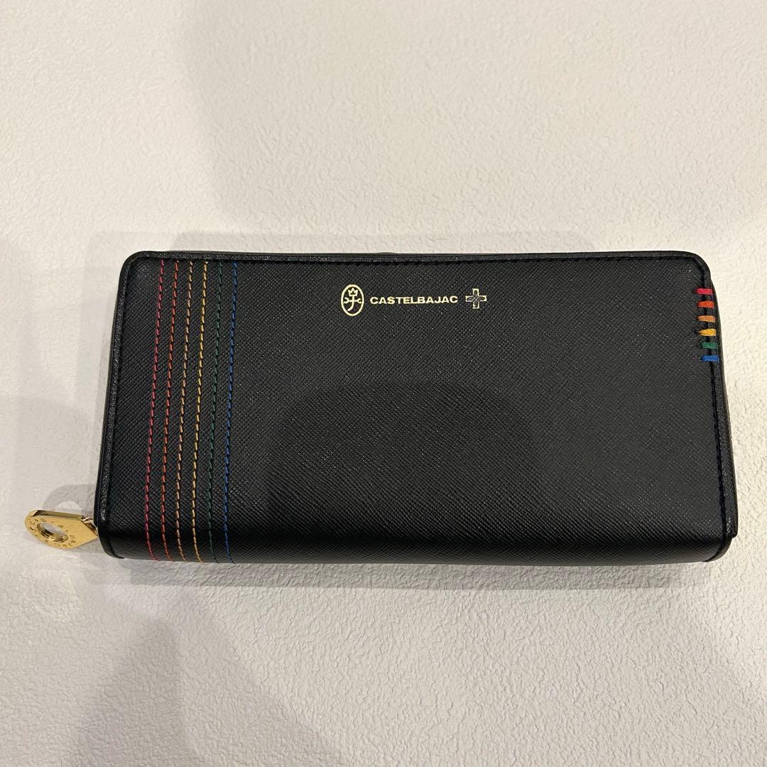 極美品✨CASTELBAJAC シェスト　ラウンドファスナー　長財布　ブラック