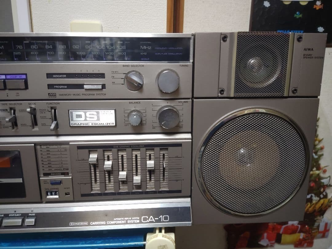 希少！バブルスピーカーセパレート型ラジカセ　メタル対応　アイワCA-10　現状品