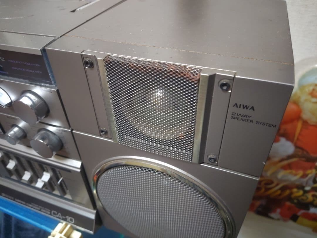 希少！バブルスピーカーセパレート型ラジカセ　メタル対応　アイワCA-10　現状品