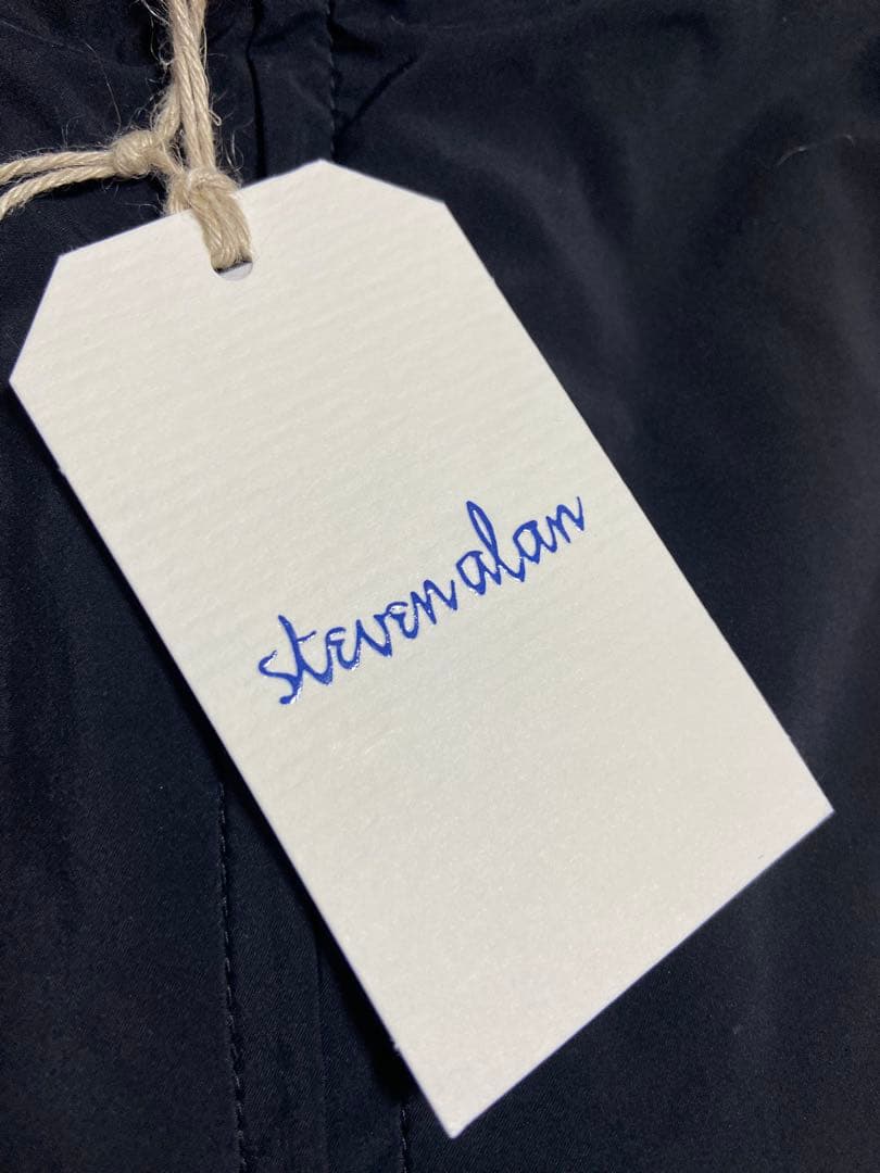 【美品】STEVEN ALAN ウォームアップ ブルゾン　ブラックＬ