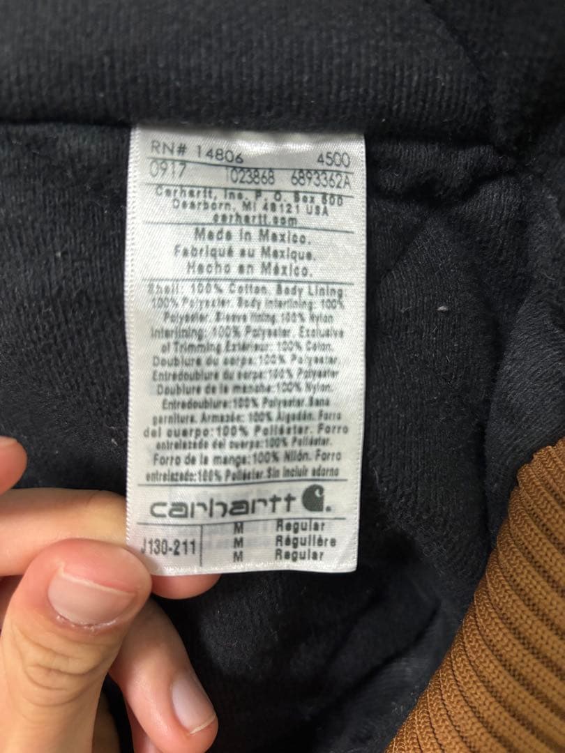 カーハート　アクティブジャケット　ブラウン　Mサイズ