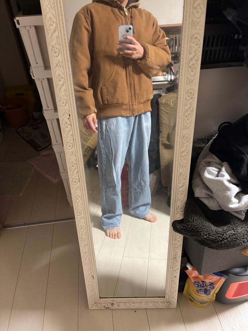 カーハート　アクティブジャケット　ブラウン　Mサイズ