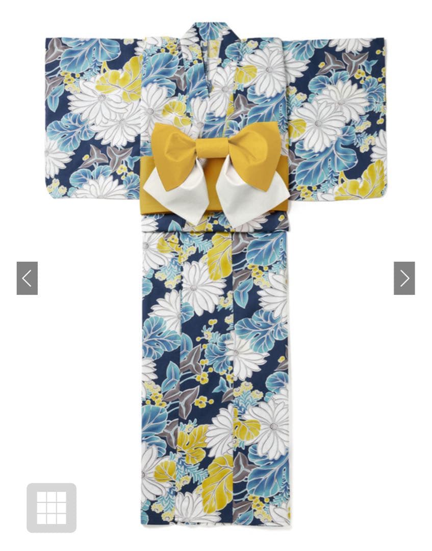 水彩菊浴衣セット[gi1218]