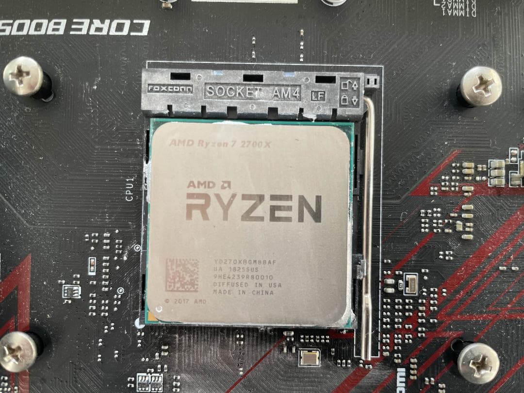 MSI X470マザーボード+ AMD Ryzen7 2700x