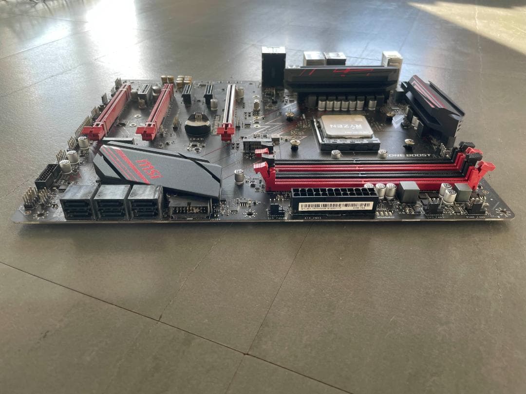 MSI X470マザーボード+ AMD Ryzen7 2700x