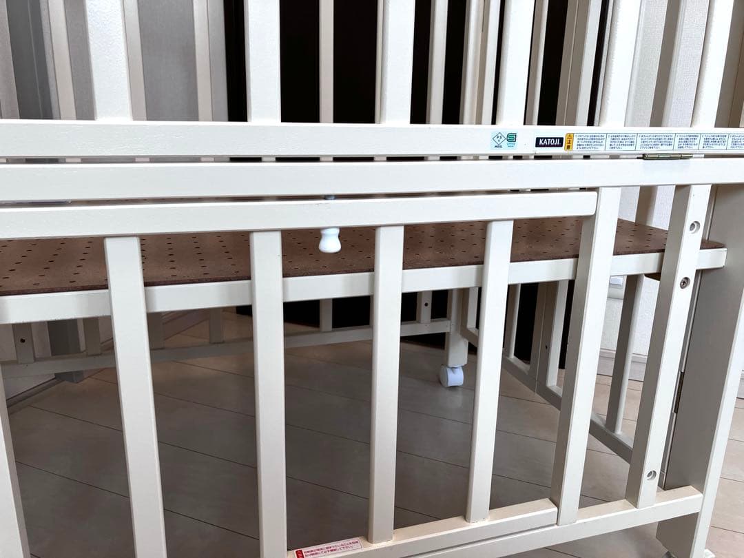 カトージ　折りたたみミニベビーベッド　プチバニラ