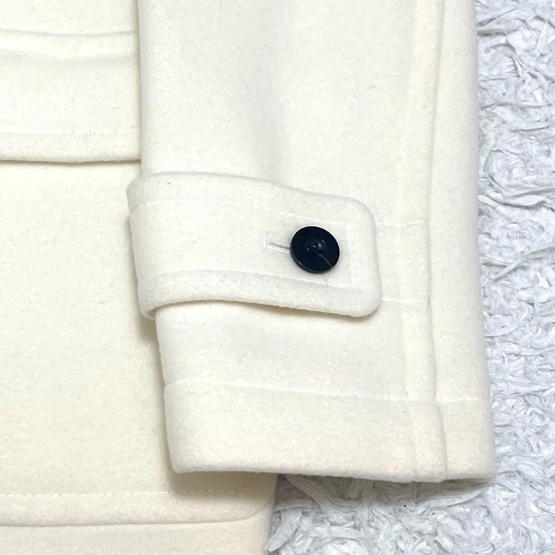 美品✨MCAFEE ウールメルトン　ロングダッフルコート　オフホワイト