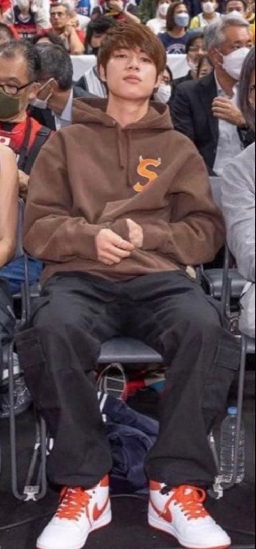 堀米雄斗 22FW Supreme S Logo パーカー XL