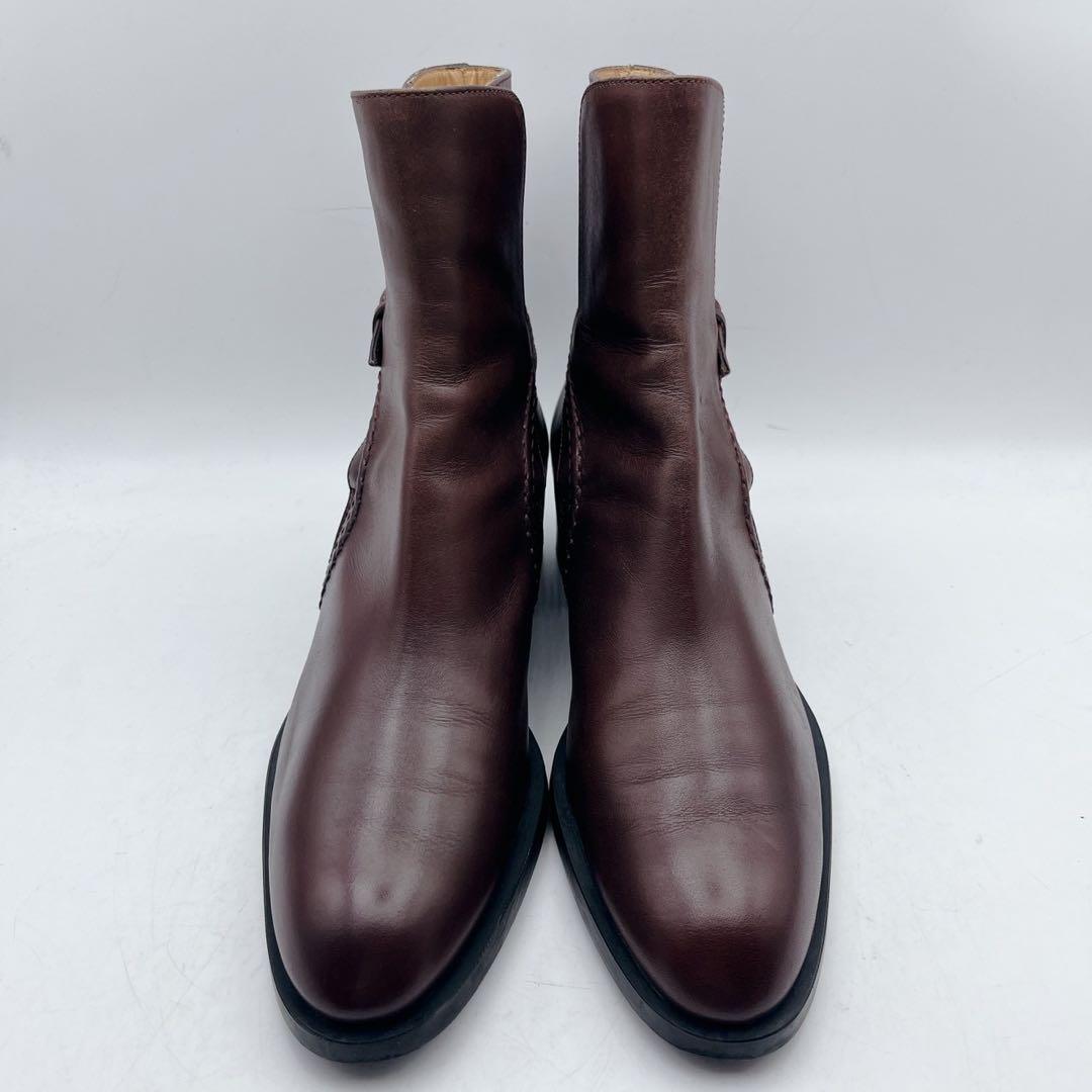美品✨TOD'S トッズ ジョッパーブーツ ショートブーツ ダークブラウン 37