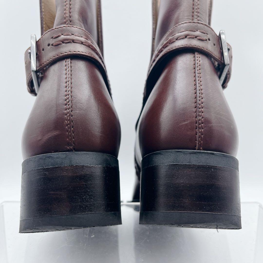 美品✨TOD'S トッズ ジョッパーブーツ ショートブーツ ダークブラウン 37