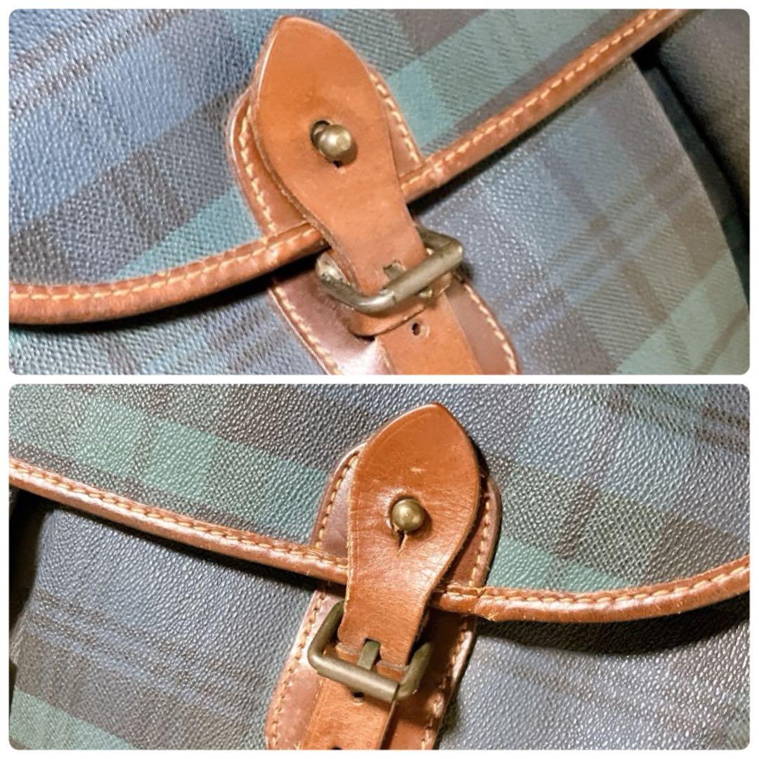 ポロラルフローレン 斜め掛け可 A4収納可 チェック メッセンジャーバッグ