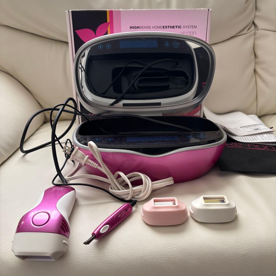 ケノン 脱毛器 ver.8.0 別売りカートリッジ 2つ付き KE-NON