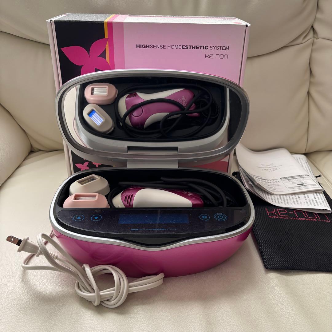 ケノン 脱毛器 ver.8.0 別売りカートリッジ 2つ付き KE-NON