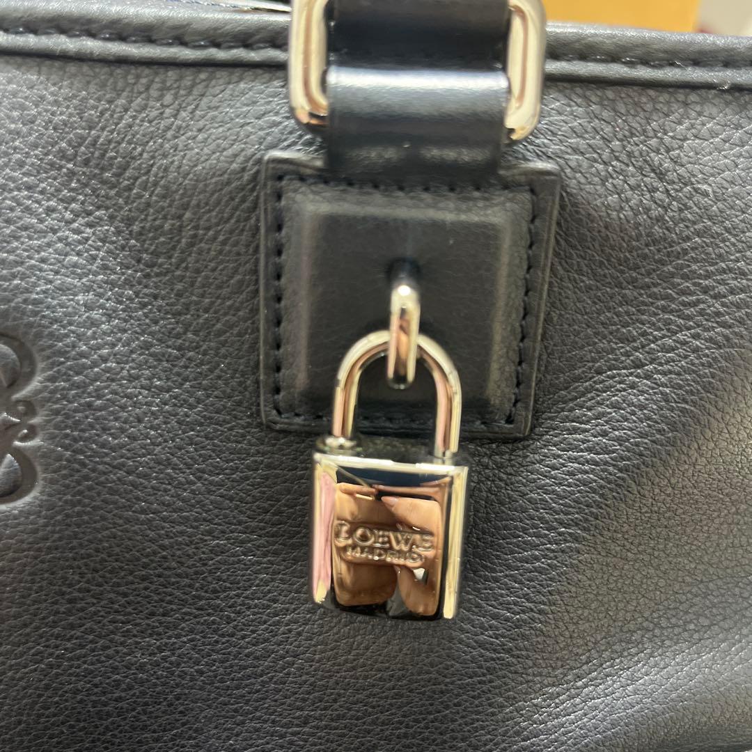 LOEWE 紺 アマソナ バッグ