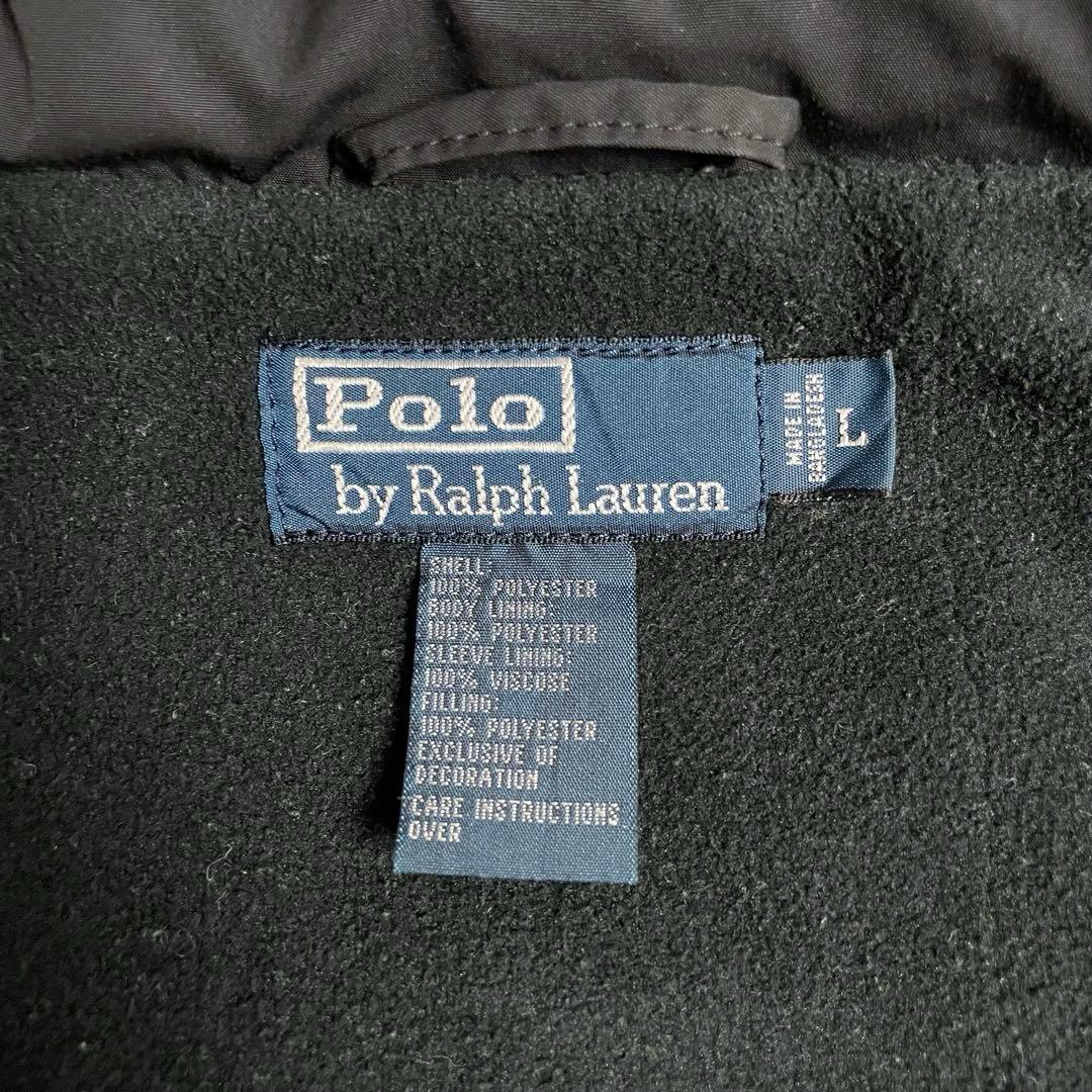ジャケット・アウター 90s POLO RL padded harrington jacket BLK