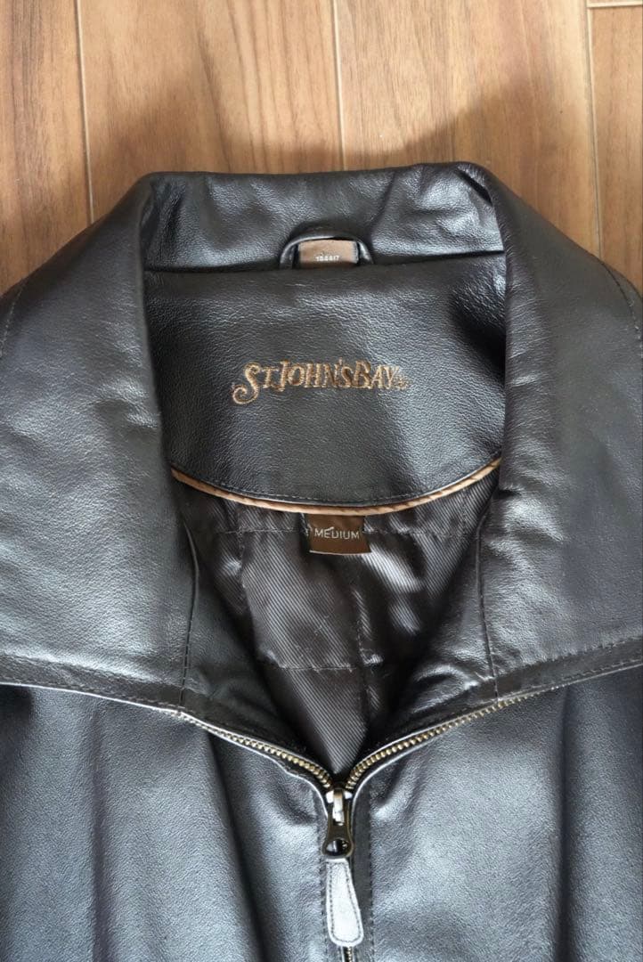 ゴールデンサイズ　セントジョンズベイ　レザージャケット　Mサイズ