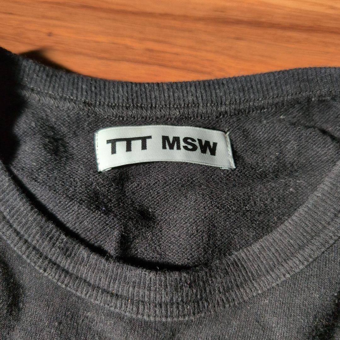 ttt msw チェック　スウェット