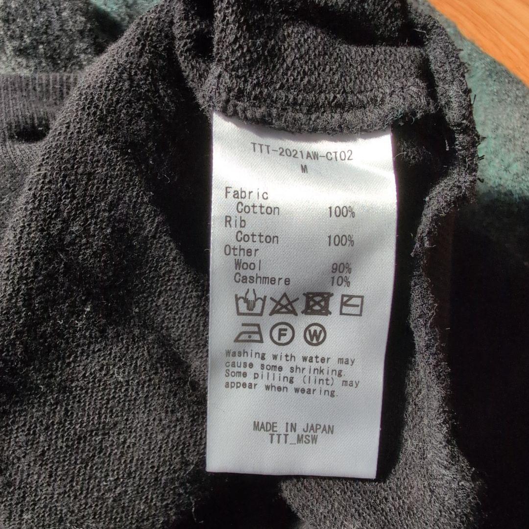 ttt msw チェック　スウェット