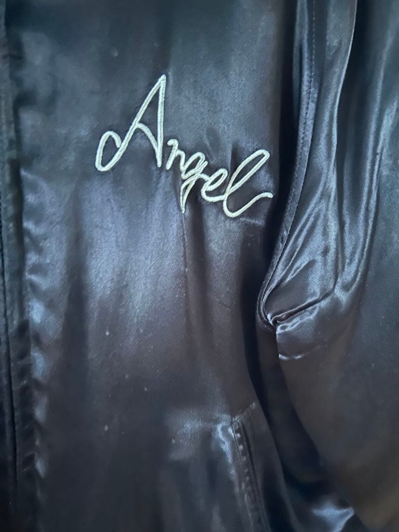 ☆★☆　Schott NYC ブラック サテン スカジャン