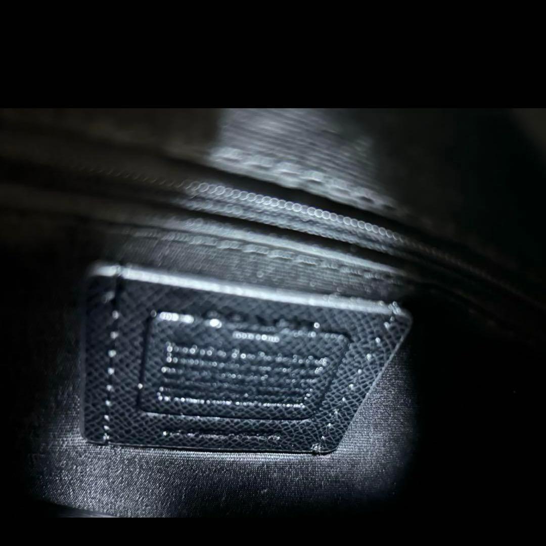 最終価格　コーチ　ブラック ボストンバッグ レザー