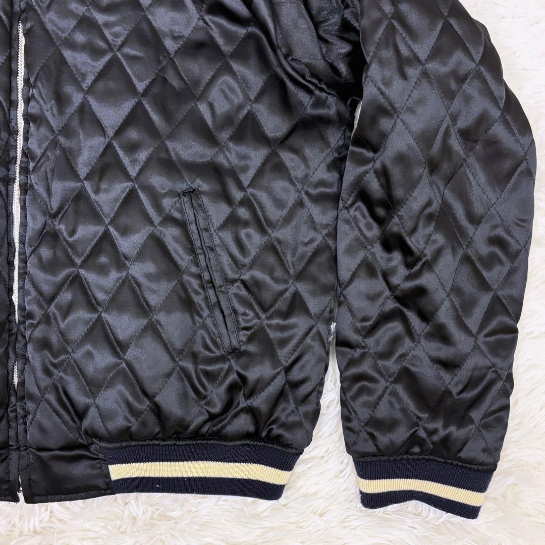 希少　PEAK'D YELLOW リバーシブル スカジャン　ピークドイエロー