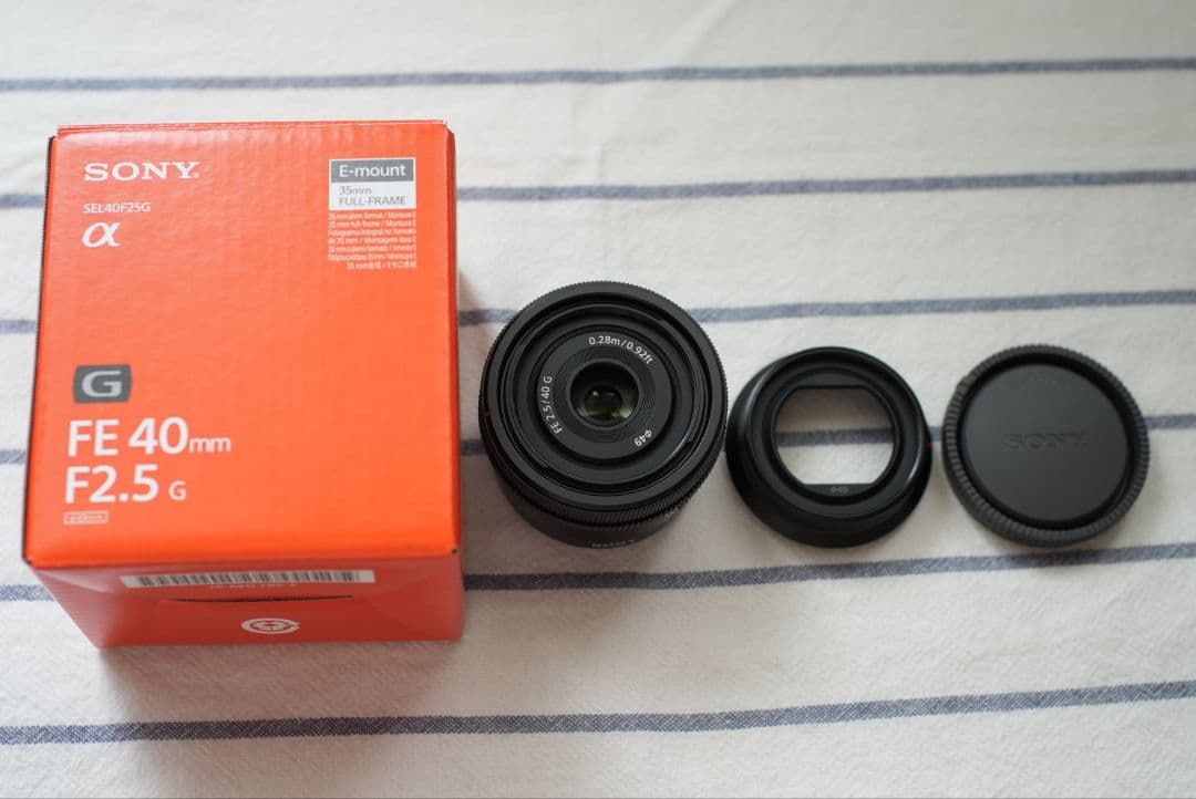 FE 40mm F2.5 G Eマウントレンズ