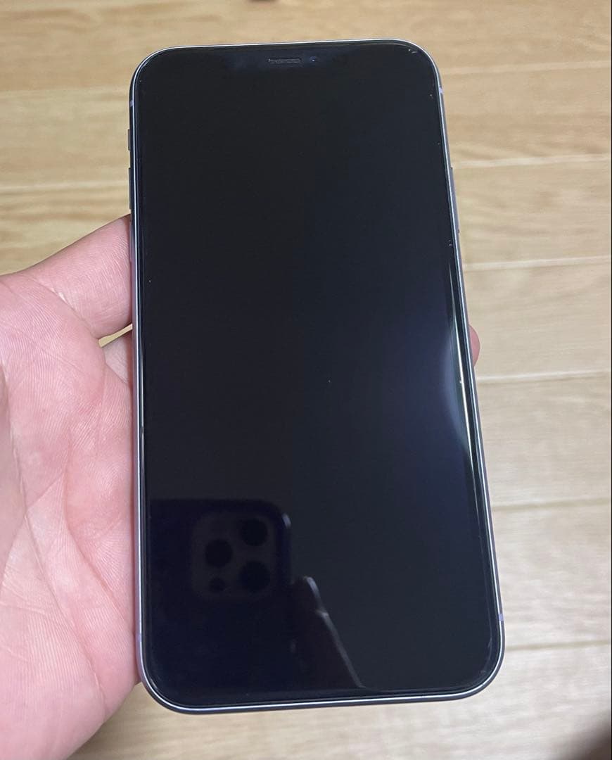 Iphone11 パープル64GB SIMフリーバッテリー93%訳あり品