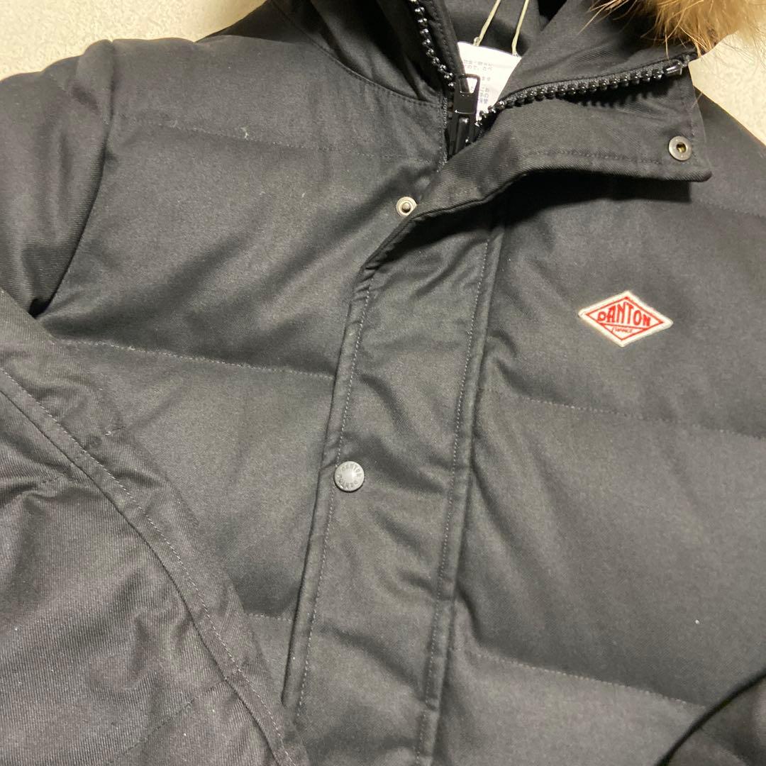 DANTON ロングダウンジャケット BEAMS別注　36 ブラック