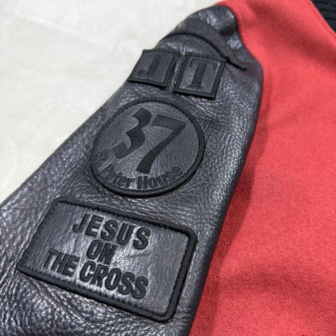 極美品 ヒステリックグラマー 希少 カウレザー レザーワッペン ダブルブレスト