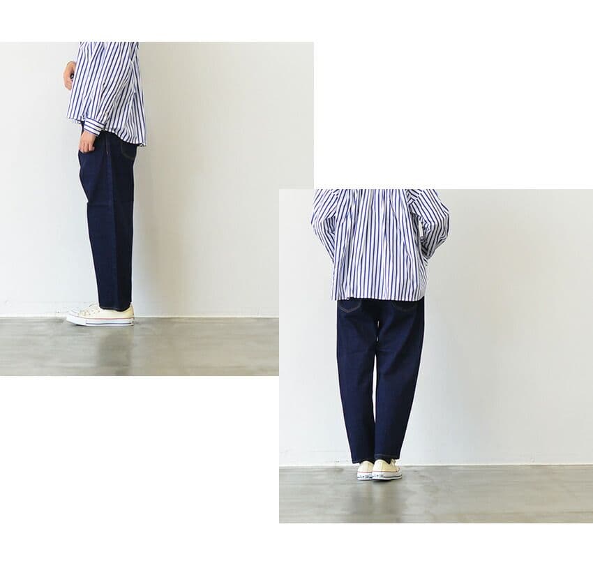 sasanqua by trees サザンカバイツリーズ ルーズテーパードデニム