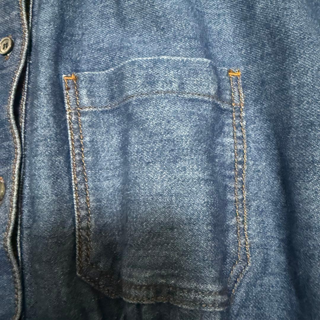 【美品】マックスマーラ デニム シャツワンピース