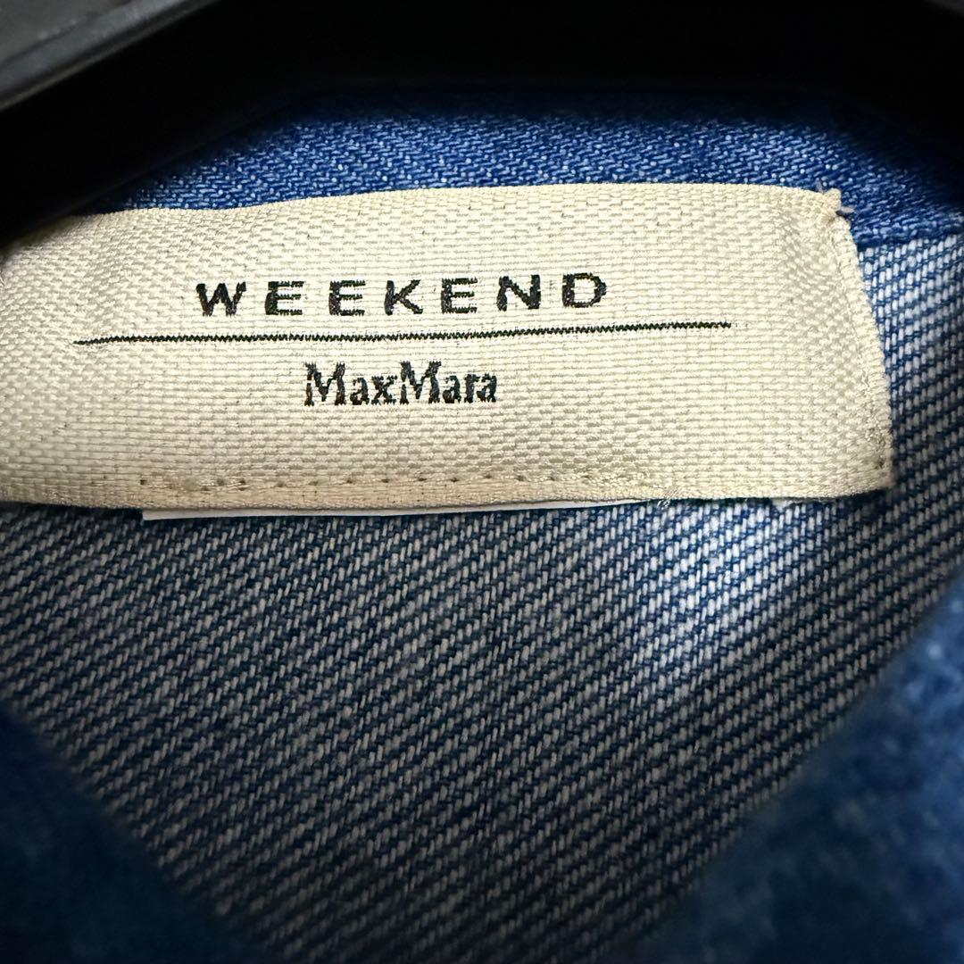 【美品】マックスマーラ デニム シャツワンピース