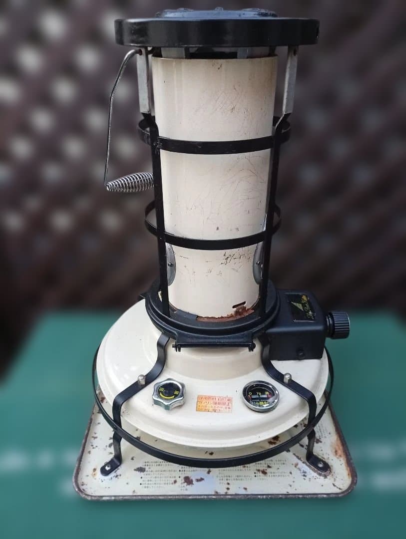 アラジンストーブ 純正品芯交換済 メンテナンス済です。耐熱塗装、取説付。