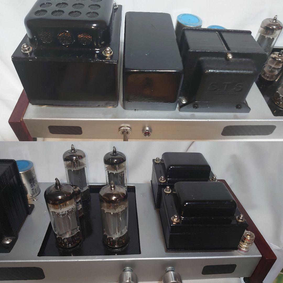 ☆自作!管球ステレオアンプ・50H-B26プッシュプル【動作確認済】
