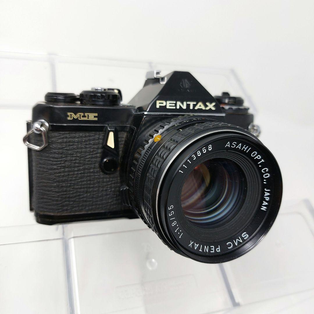 【完動品】美品 PENTAX ME ブラックボディ レンズ PLフィルター付