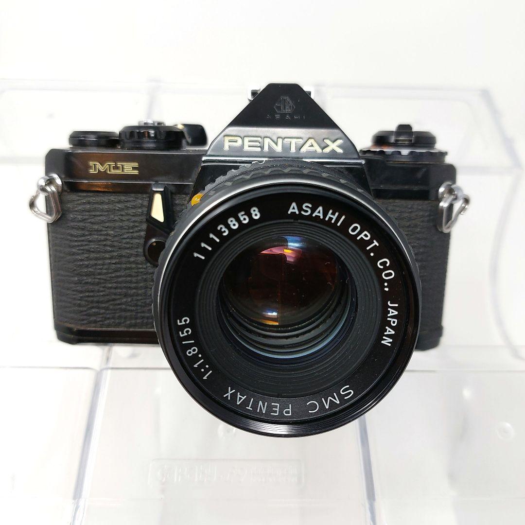 【完動品】美品 PENTAX ME ブラックボディ レンズ PLフィルター付