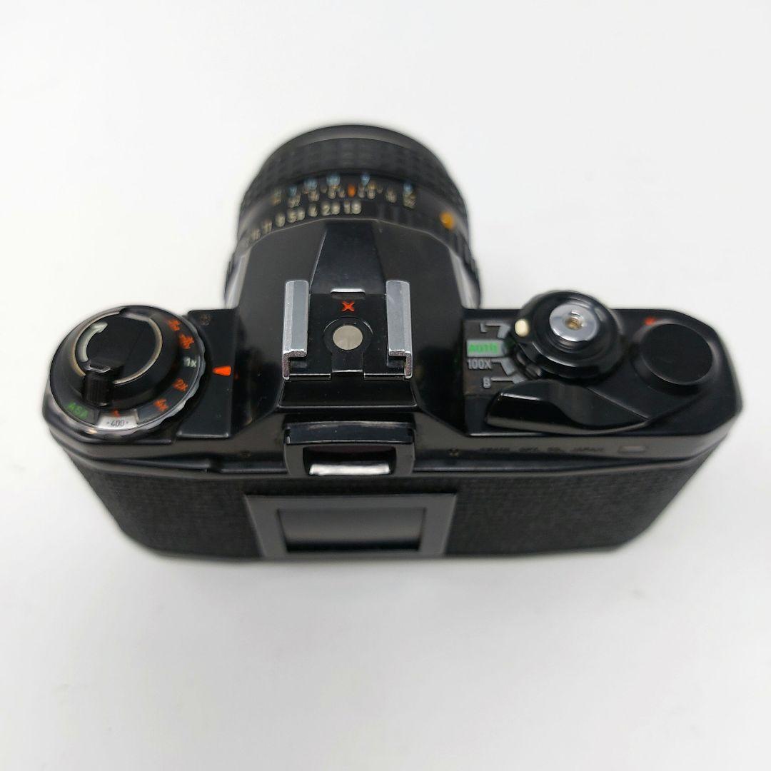 【完動品】美品 PENTAX ME ブラックボディ レンズ PLフィルター付