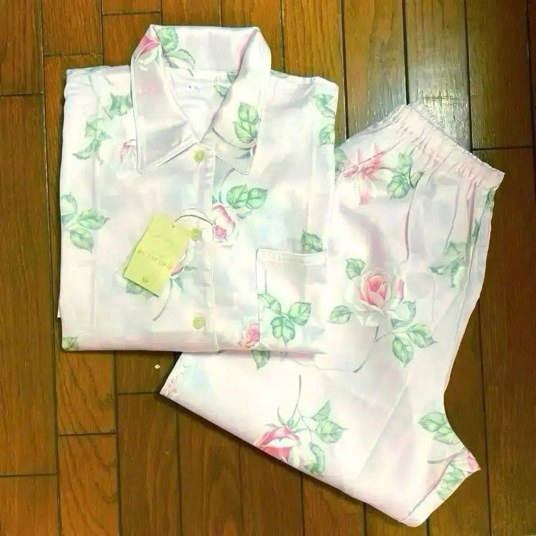 さざんか　ワコール　Qu'est-ca-la 新品　ピンク長袖パジャマM