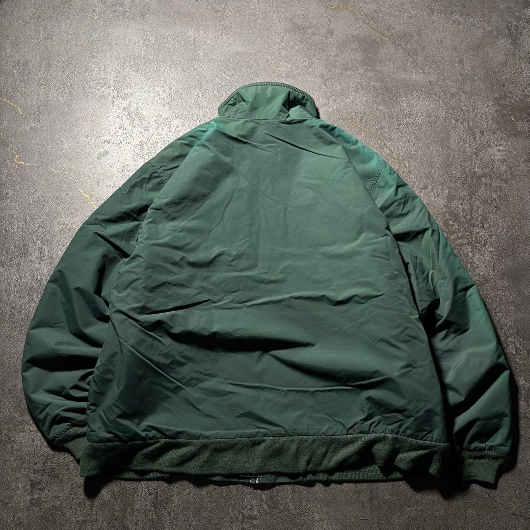 L.L.Bean エルエルビーンウォームアップジャケットグリーンフリース古着M