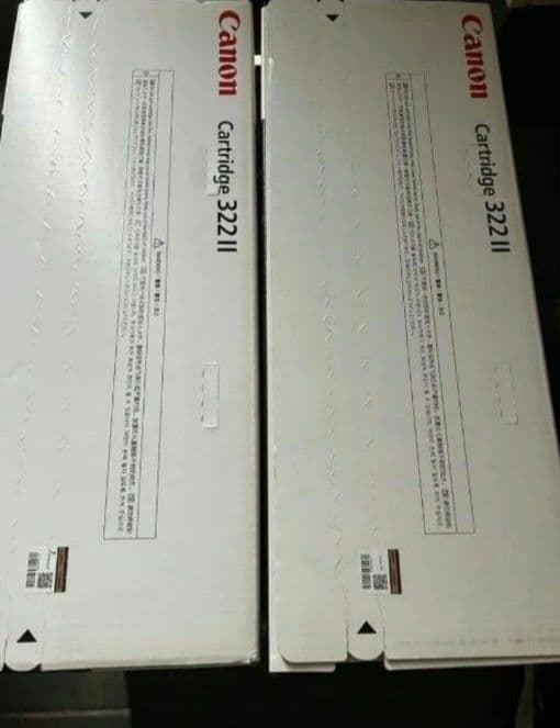 Canon 322 II トナーカートリッジ4色セット　インクカートリッジ