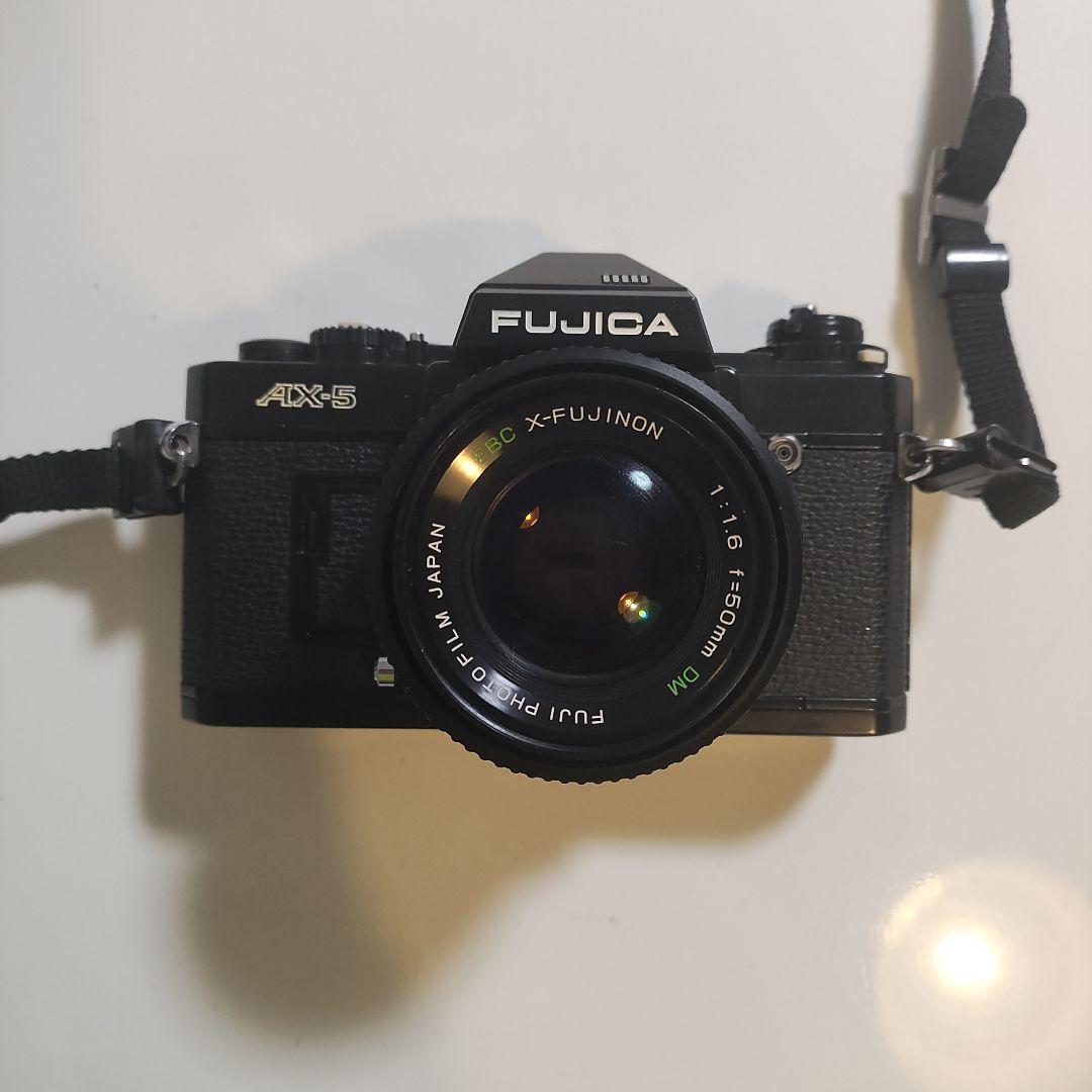 FUJICA AX-5 一眼レフカメラ 替えレンズ カバー付き