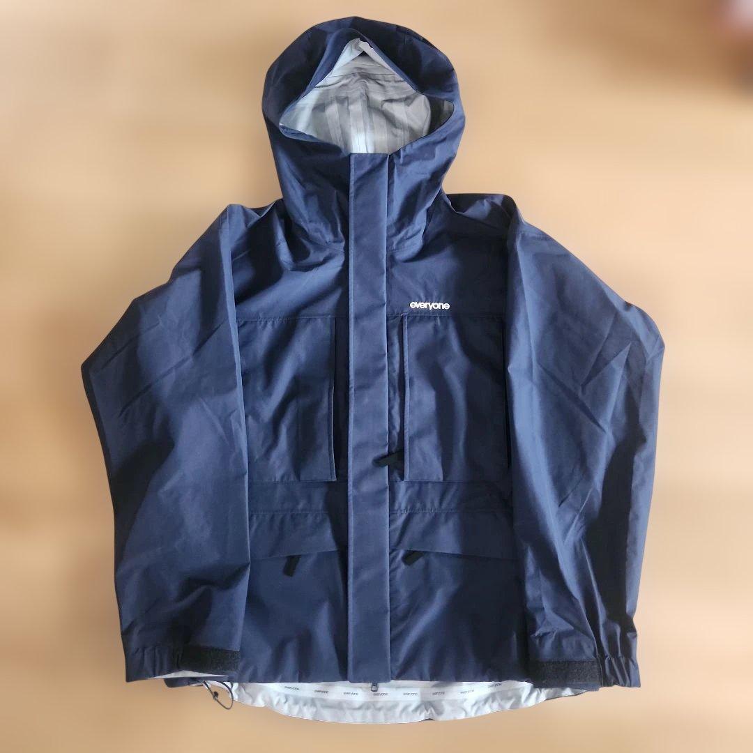 a*t様 everyone 3layer shell jacket (NAVY)