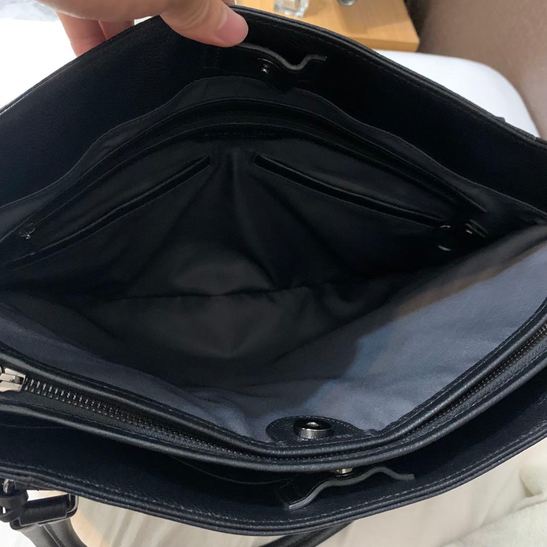 新品未使用　BLUE SINCERE【ブルーシンシア】本革トートバッグ　ブラック