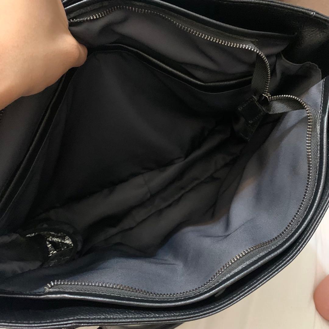 新品未使用　BLUE SINCERE【ブルーシンシア】本革トートバッグ　ブラック