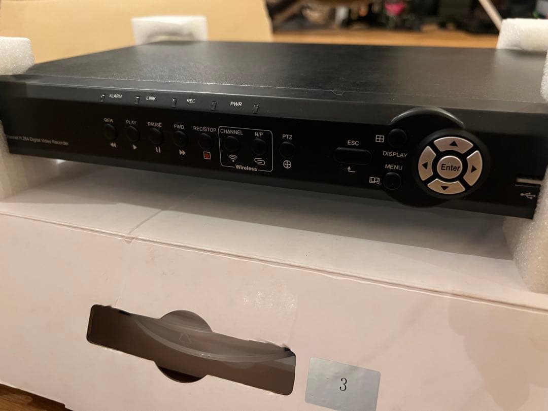 防犯カメラ7channel h.264 digitalvideorecorder